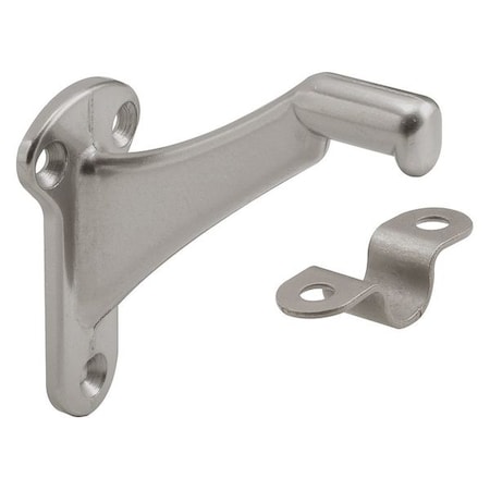 Primeline Tools Hand Rail Bracket, Satin Nickel Plated, PK2 MP10133