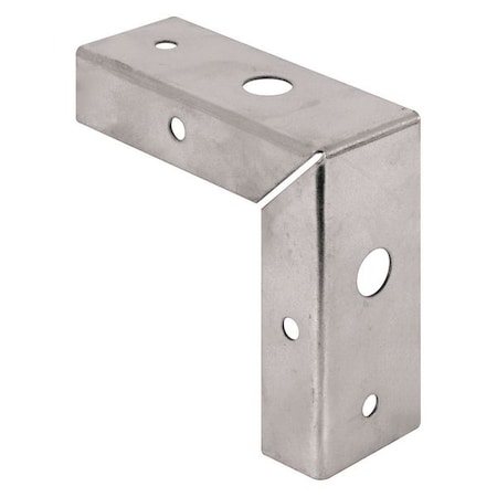 Primeline Tools 1-3/8 in. Stamped Steel Constructed Bi-Fold Door Corner Repair Bracket (2 Pack) N 7195