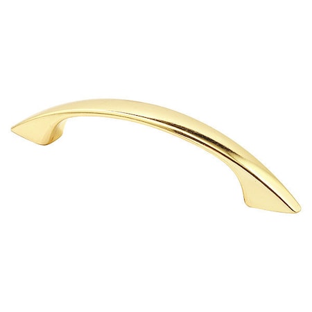 Primeline Tools Cabinet Pulls, 3 in. Hole Centers, Diecast, Brass-Plated Finish (5 Pack) MP9052