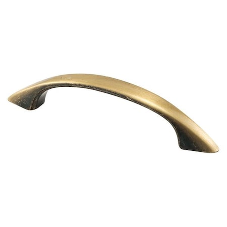 Primeline Tools Cabinet Pulls, 3 in. Hole Centers, Diecast, Antique Brass-Plated (5 Pack) MP9053