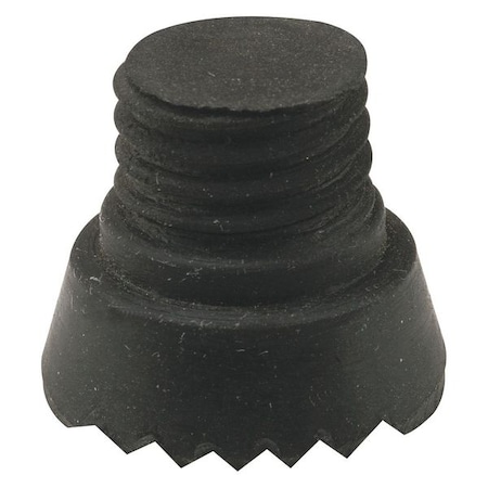 Primeline Tools Door Holder Replacement Tips, 5/8 in. Thread Diameter x 1 in., Rubber, PK10 MP4556