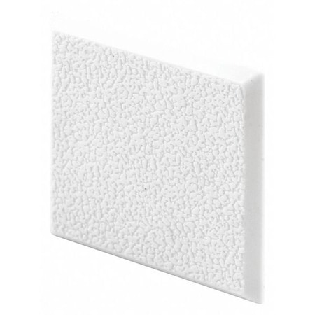 Primeline Tools Wall Protector, 2 In. x 2 In. Squares, Rigid Vinyl, White, Textured, PK5 MP10866