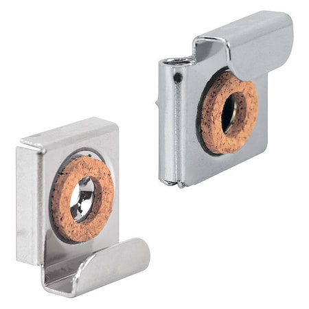 Primeline Tools Spring-Loaded Mirror Hanger Clip Set, Chrome Plated (Single Pack) MP10246