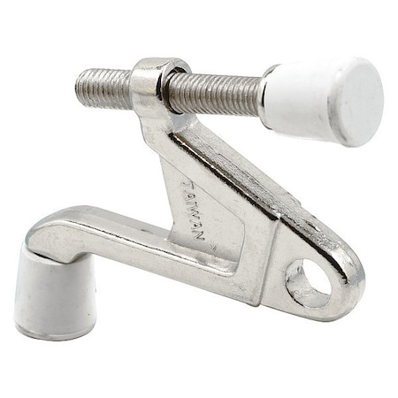 Primeline Tools Hinge Pin Door Stop, 1-3/8 in., Diecast, Chrome Plated, 90 Degree, Adjustable, PK10 MP9028-10