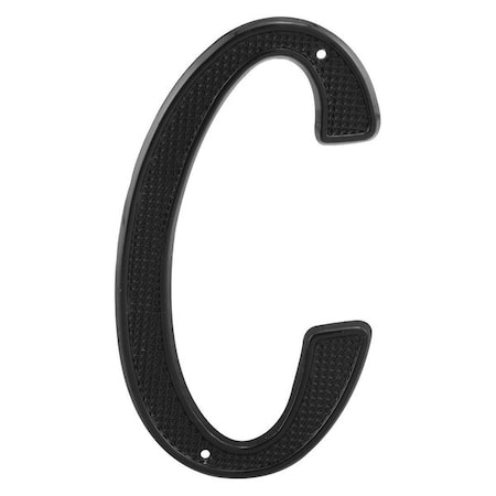 Primeline Tools 4 in. House Letter C, Diecast, Black Finish, PK2 MP4108