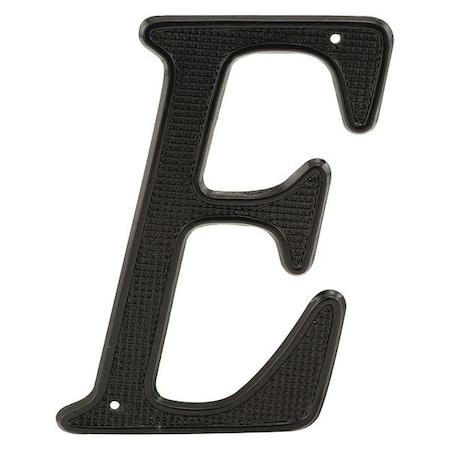Primeline Tools 4 in. House Letter E, Diecast, Black Finish (1 Pair) MP4291