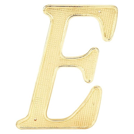 Primeline Tools 4 in. House Letter E, Diecast, Brass Finish, PK2 MP4296