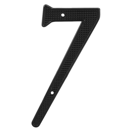 Primeline Tools 4 in. House Number 7, Diecast, Black Finish, PK5 MP4117-5