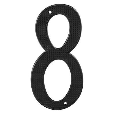 Primeline Tools 4 in. House Number 8, Diecast, Black Finish (5 Pack) MP4118-5