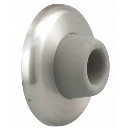 Primeline Tools Wall Door Stops, 2-1/2", S/S, Concave, PK.5 MP4540