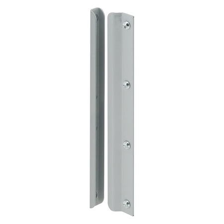 Primeline Tools Latch Shield, 12 in., Steel, Gray, In-Swinging Doors (Single Pack) MP9513