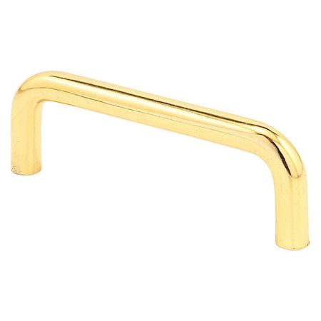Primeline Tools Wire Drawer Pull, 3 in., Brass Finish, PK5 MP9371