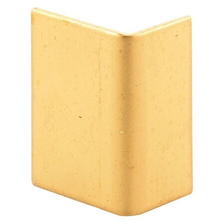 Primeline Tools Door Edge Guard, 1-5 in. x 1-1/8 in., Solid Brass Construction, PK5 MP4213