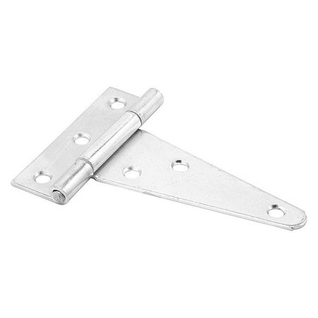 Primeline Tools Tee Hinge, 4 in., Hot Rolled Steel, Satin Nickel Finish, Heavy Duty, PK2 MP18670