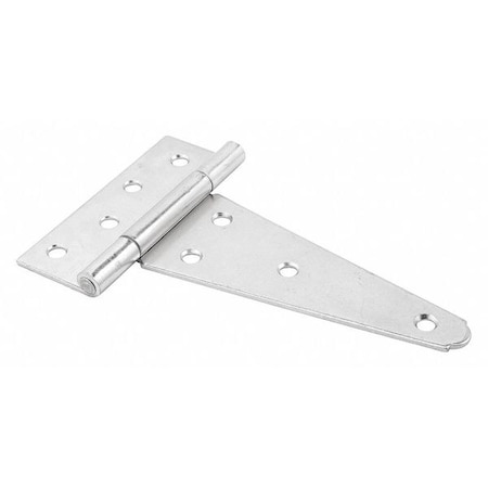 Primeline Tools Tee Hinge, 6 in., Hot Rolled Steel, Satin Nickel Finish, Heavy Duty, PK2 MP18672