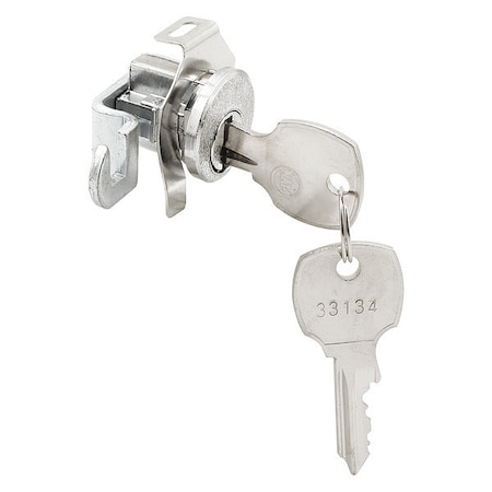 Primeline Tools 5 Pin National Mail Box Lock Counter Clockwise, Nickel, NA14 Keyway (Single Pack) MP4322