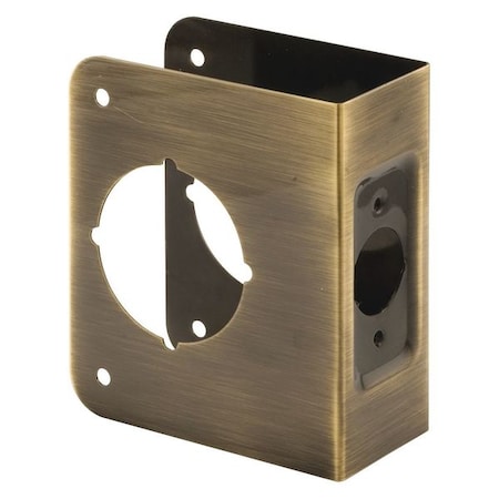 Primeline Tools Door Grd, E/G, 4", 2-3/8x1-3/4", Ant Brs MP9979