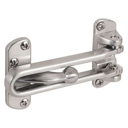 Primeline Tools Swing Bar Lock, 3-7/8 in. Bar Length, Diecast Zinc, Polished Chrome (Single Pack) MP4121-1
