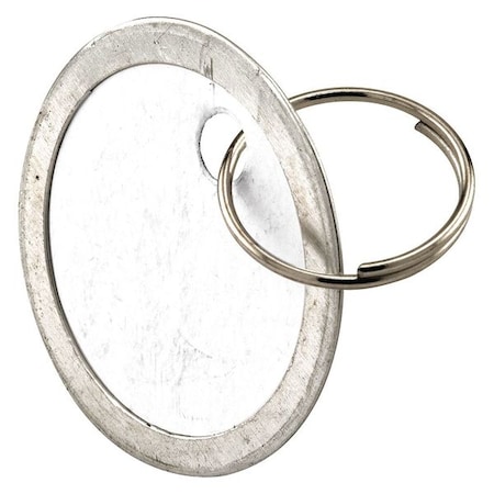 Primeline Tools Paper Key ID Tags with Metal Borders and Key Wire Rings, PK100 MP4431-100