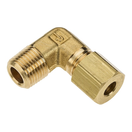 Parker Elbow, Brass, Comp. 3/16 in, MNPT 1/8 in 169C-3-2