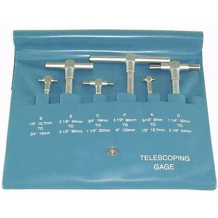 Storm Telescoping Gage Set, 6 pcs. 3S116-00
