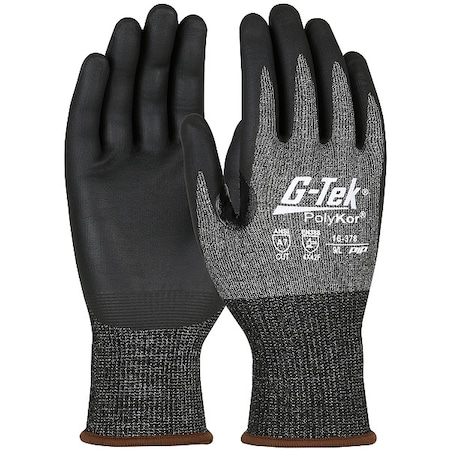 G-Tek Polykor Cut Resistant Glove, Cut Level A7 , Nitrile , Foam , 2XL 12 PK 16-378/XXL