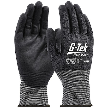 G-Tek Polykor Cut-Resistant Gloves, Cut Level A4 , Not Applicable , Polyurethane , L ( 9 ) 1 PR 16541L