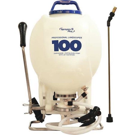 Sprayers Plus 4 gal Backpack Sprayer, 51 in L Hose 100