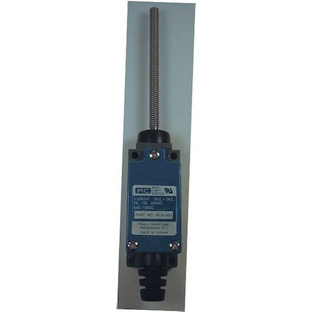 Relay And Control Limit Switch, Coil Spring, Wobble Stick, 1NC/1NO, 5A at 250V AC, Actuator Location: Top RCM-403