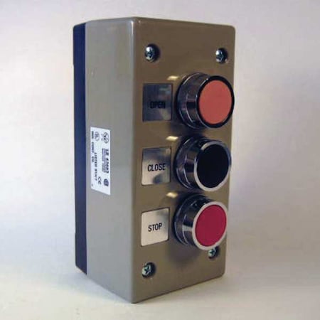 Relay And Control Surfce Mnt Cntrl Station, 3-Button, Nema 4 3BXT
