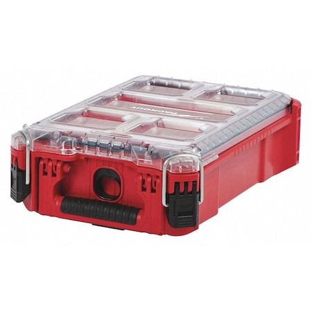 Milwaukee Tool PACKOUT™ Compact Organizer Box, 5 Bins, IP65 Rated 48-22-8435
