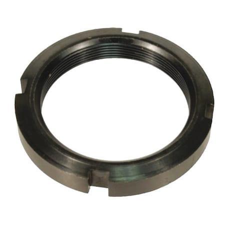 Ampg Knurled Round Nut, w/Flats, No 2-56 Sz, Steel Z0640