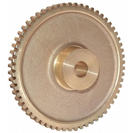 Boston Gear WormGear, 10DP, 14.5PA, 60Teeth, RH, Bronze GB1064