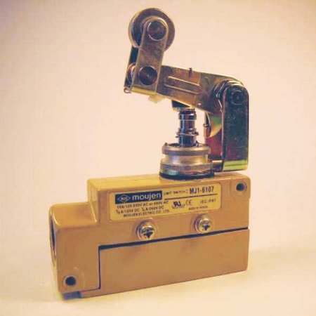 Moujen Heavy Duty Limit Switch, Lever, Roller, SPDT MJ1-6107