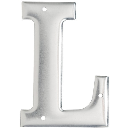 Brady Letter, Aluminum, Roman, 3 in. H, L, PK10 1600-L