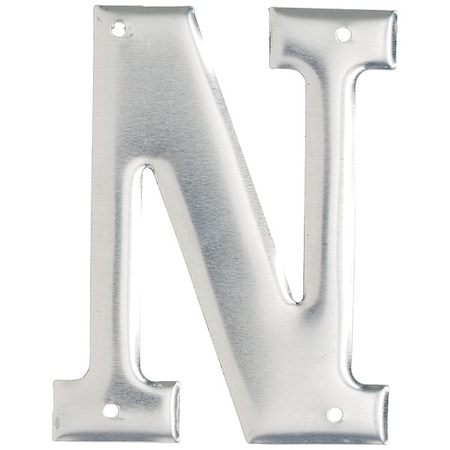 Brady Letter, Aluminum, Roman, 3 in. H, N, PK10 1600-N