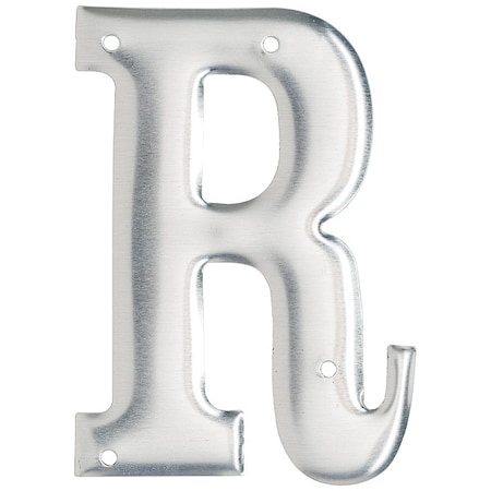 Brady Letter, Aluminum, Roman, 3 in. H, R, PK10 1600-R
