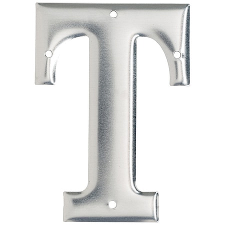 Brady Letter, Aluminum, Roman, 3 in. H, T, PK10 1600-T