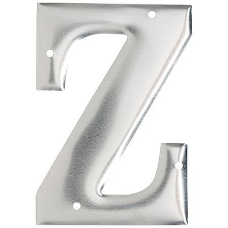Brady Letter, Aluminum, Roman, 3 in. H, Z, PK10 1600-Z