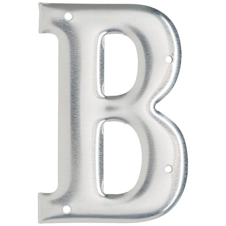 Brady Letter, Aluminum, Roman, 3 in. H, B, PK10 1600-B