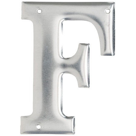 Brady Letter, Aluminum, Roman, 3 in. H, F, PK10 1600-F