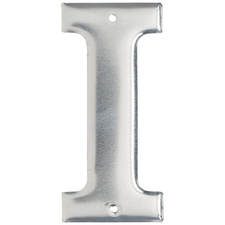 Brady Letter, Aluminum, Roman, 3 in. H, I, PK10 1600-I