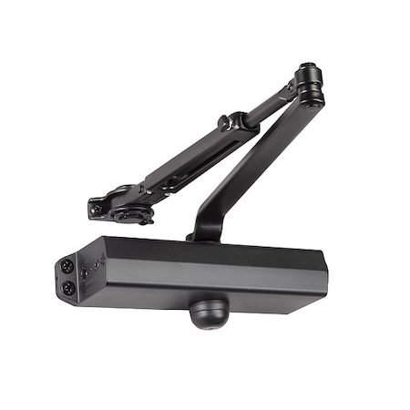 Norton Door Controls Manual, Hydraulic, Door Closer, Black 1601H x BSP