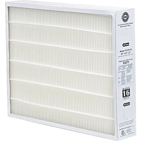 Lennox PleatedAirFilter, 20inH, 25inW, MERV16 X6675