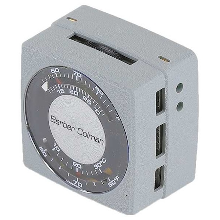 Schneider Electric Thermostat, 1-Pipe Room, 55 deg to 85 degF 2211-012