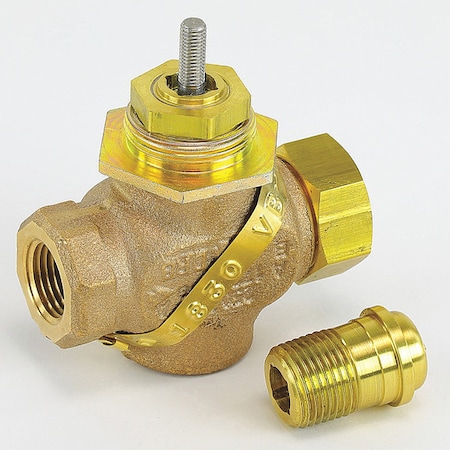 Schneider Electric Valve, Union, 1/2", 0.4 gpm VB-7211-0-4-1