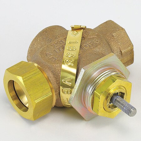 Schneider Electric Valve, Union, 1/2", 1.3 gpm VB-7211-0-4-2