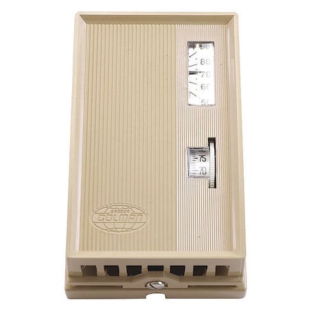 Schneider Electric Thermostat, 55 deg. to 85 deg. F TA-1101