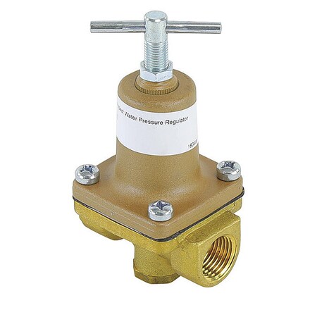 Watts Regulator, 1/2", 0 to 125 psi Adjustable 0009836