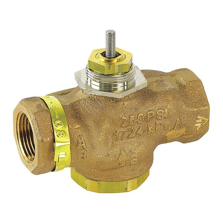 Schneider Electric Valve, 1", 3-Way, 15 gpm, Diverting VB-7323-0-4-8